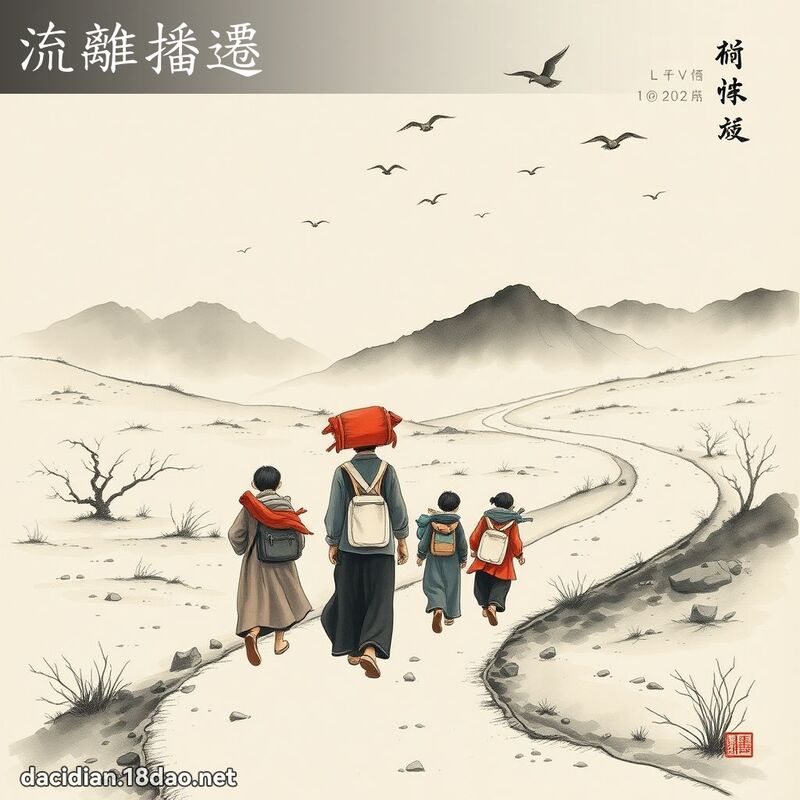 流离播迁 配图
