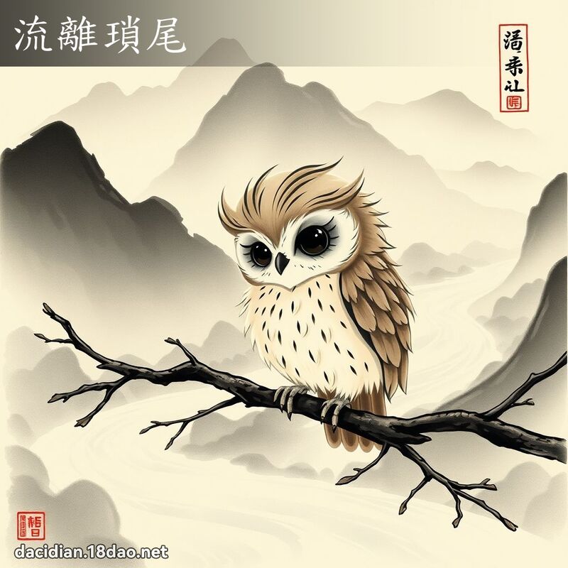 流离琐尾 配图