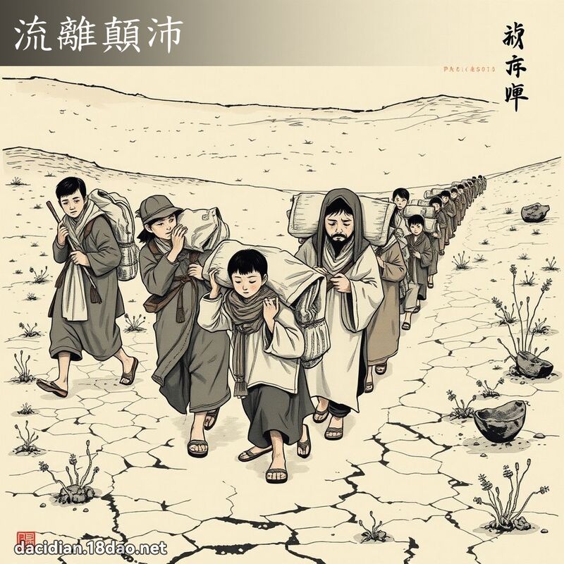 流离颠沛 配图