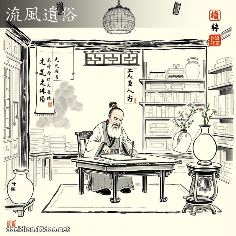 流风遗俗 配图