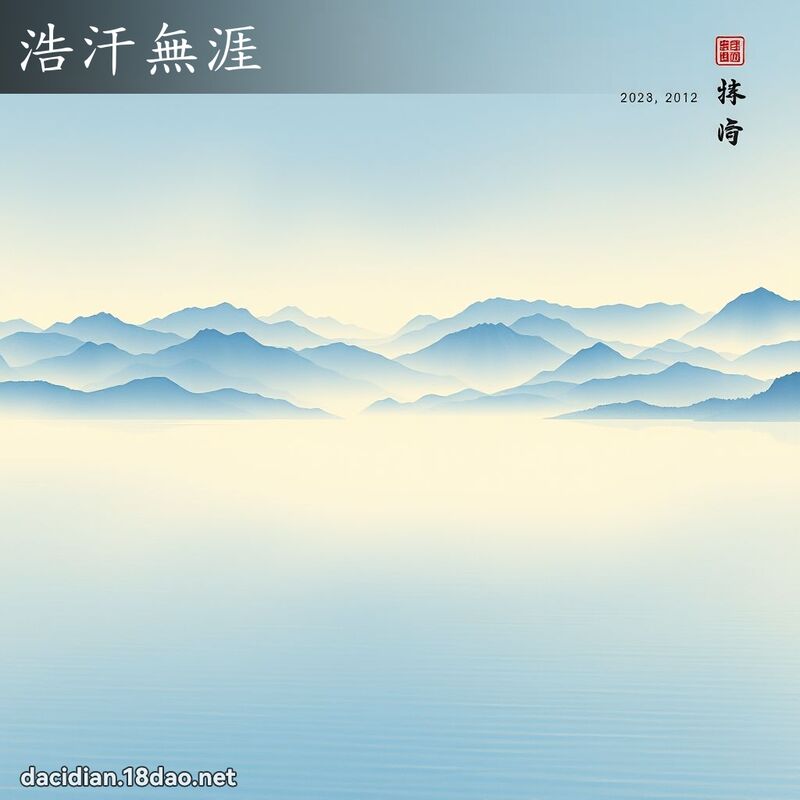 浩汗无涯 配图