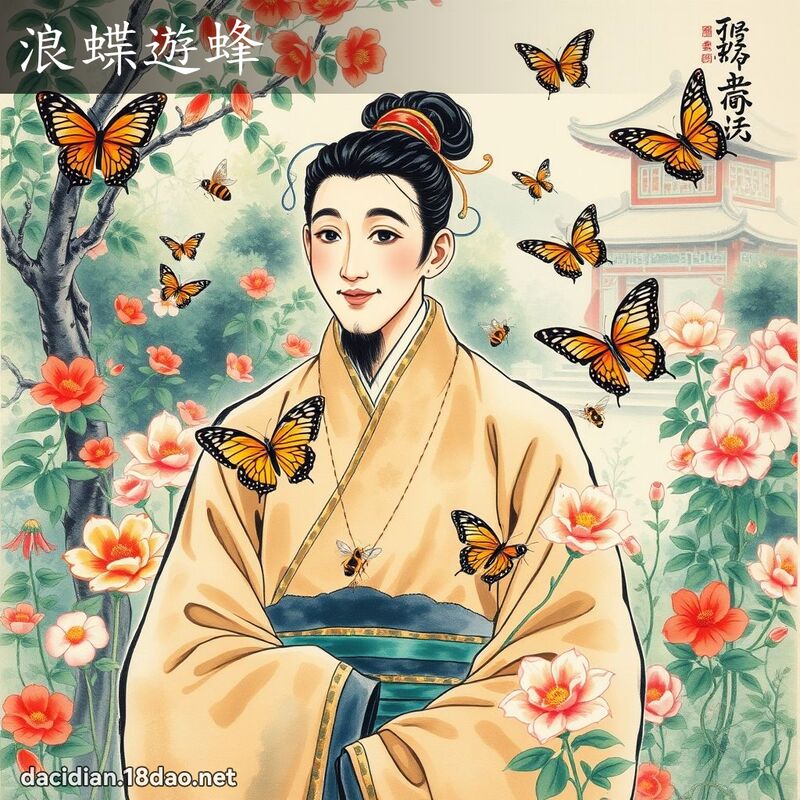 浪蝶游蜂 配图