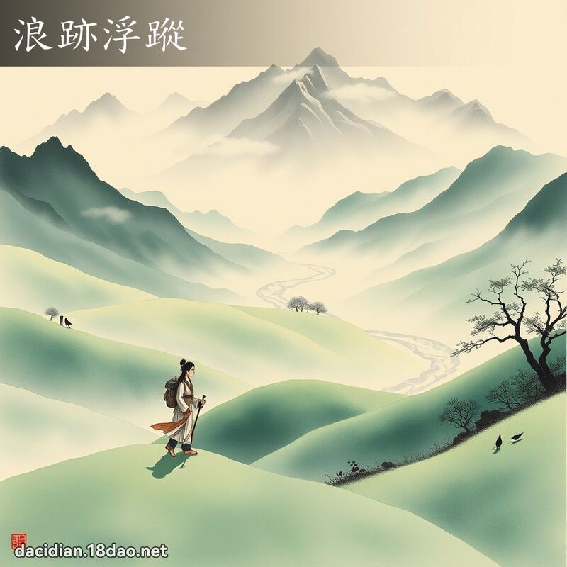 浪跡浮踪 配图