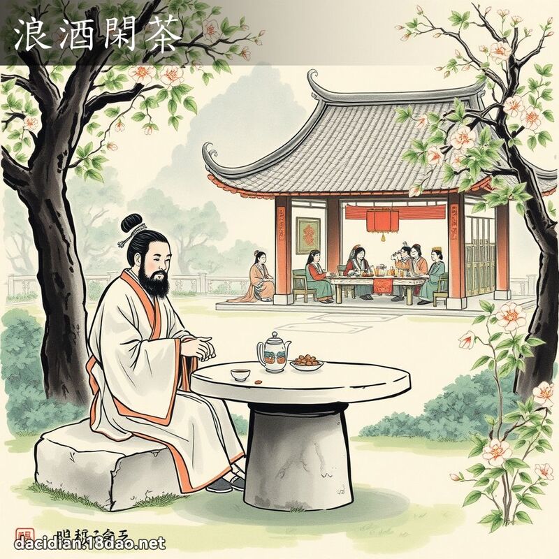 浪酒闲茶 配图