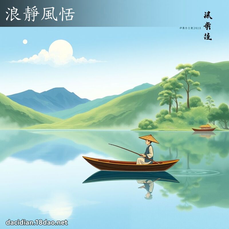 浪静风恬 配图