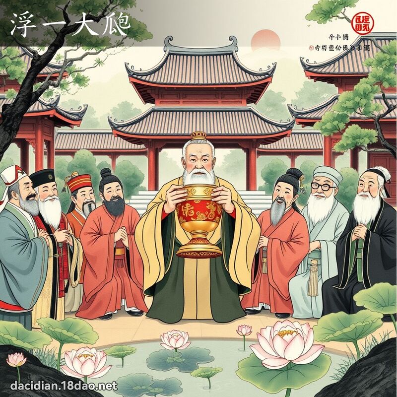 浮一大瓟 配图