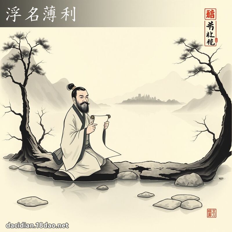 浮名薄利 配图