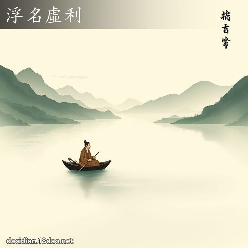 浮名虚利 配图