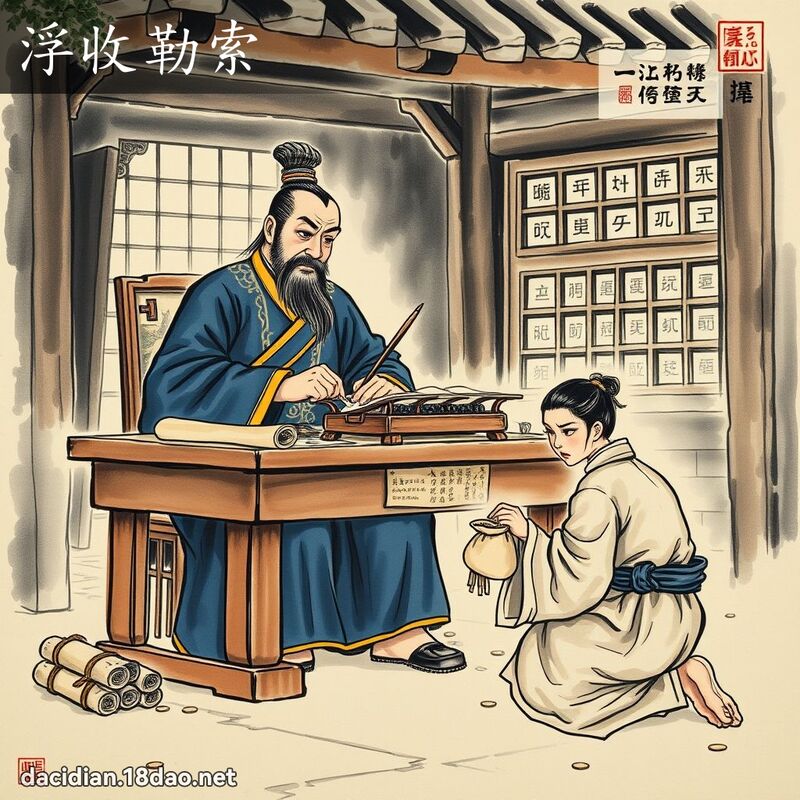浮收勒索 配图