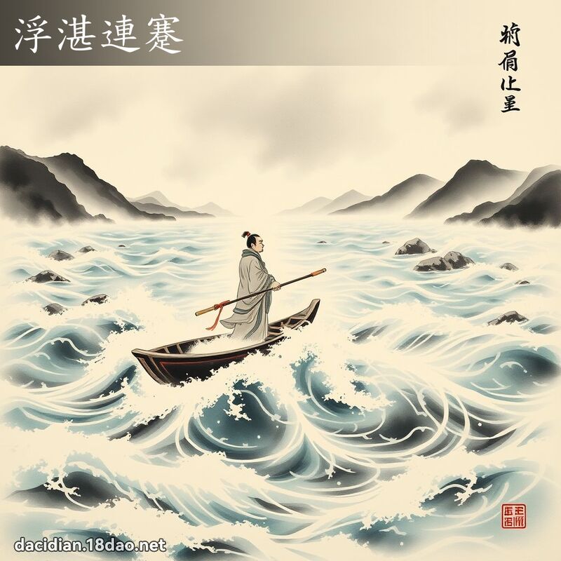 浮湛连蹇 配图