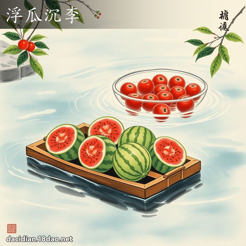 浮瓜沉李 配图