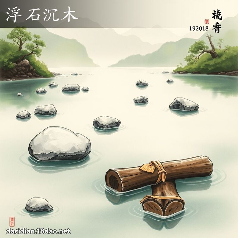 浮石沉木 配图