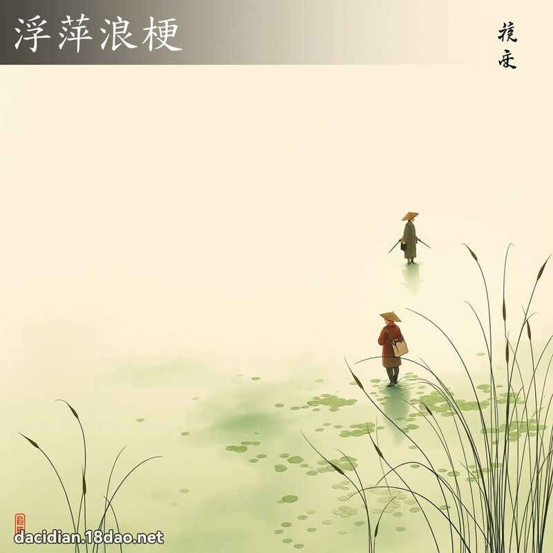 浮萍浪梗 配图