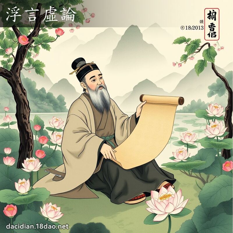 浮言虚论 配图