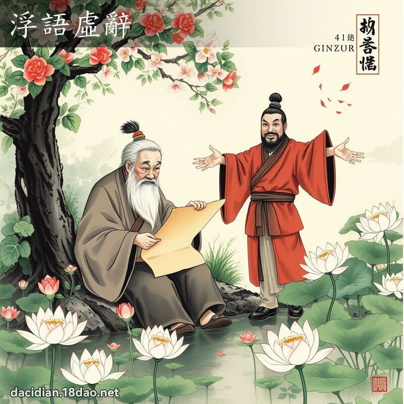 浮语虚辞 配图