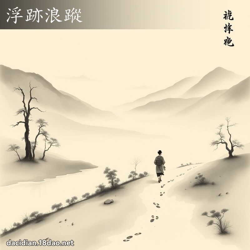 浮跡浪踪 配图