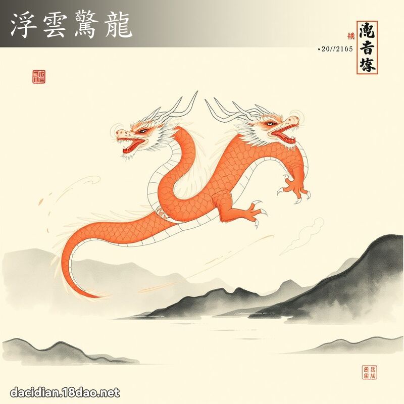 浮云惊龙 配图