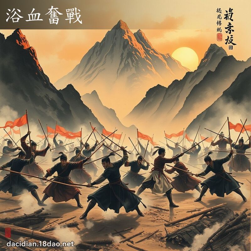 浴血奋战 配图
