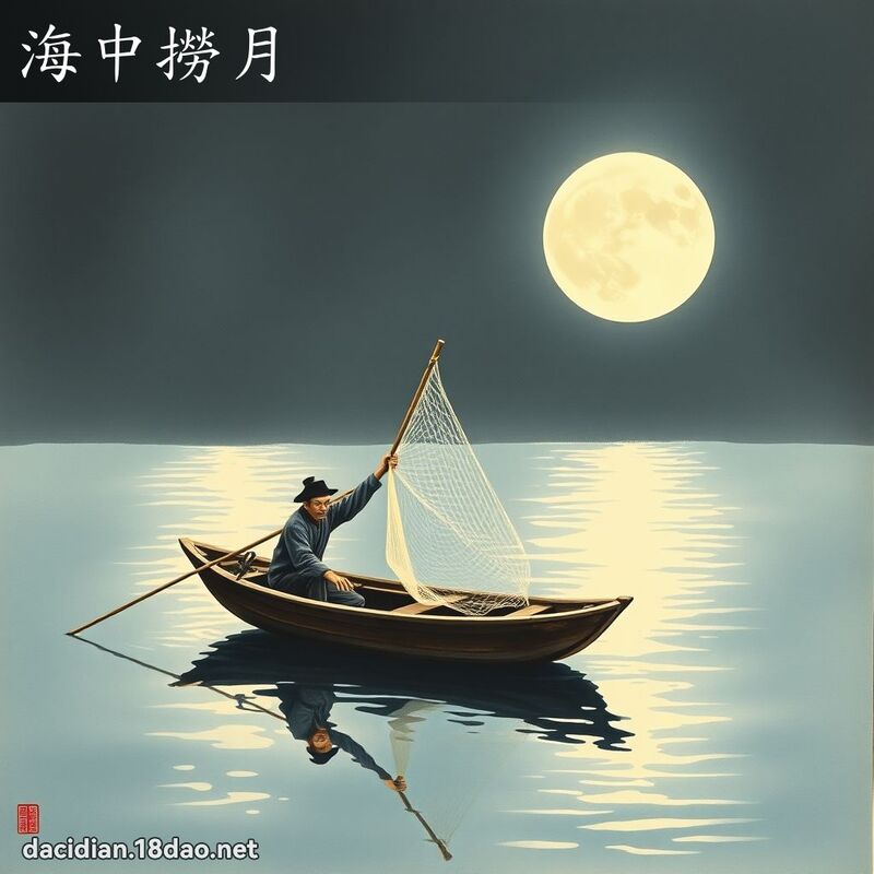 海中捞月 配图