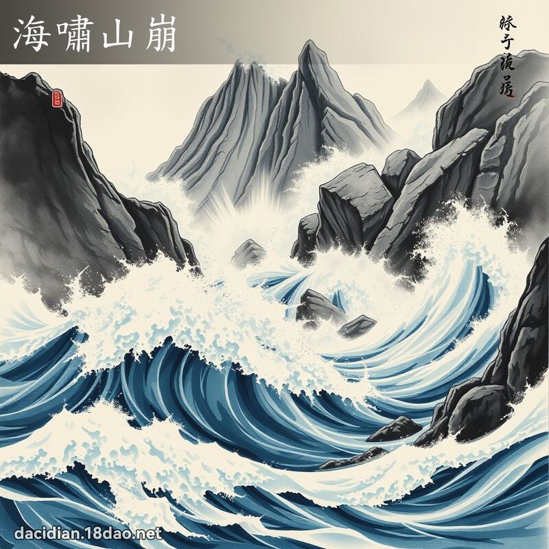 海啸山崩 配图