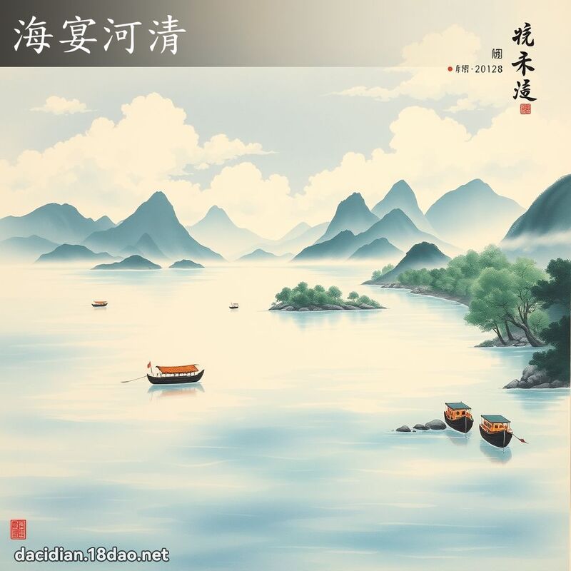 海宴河清 配图