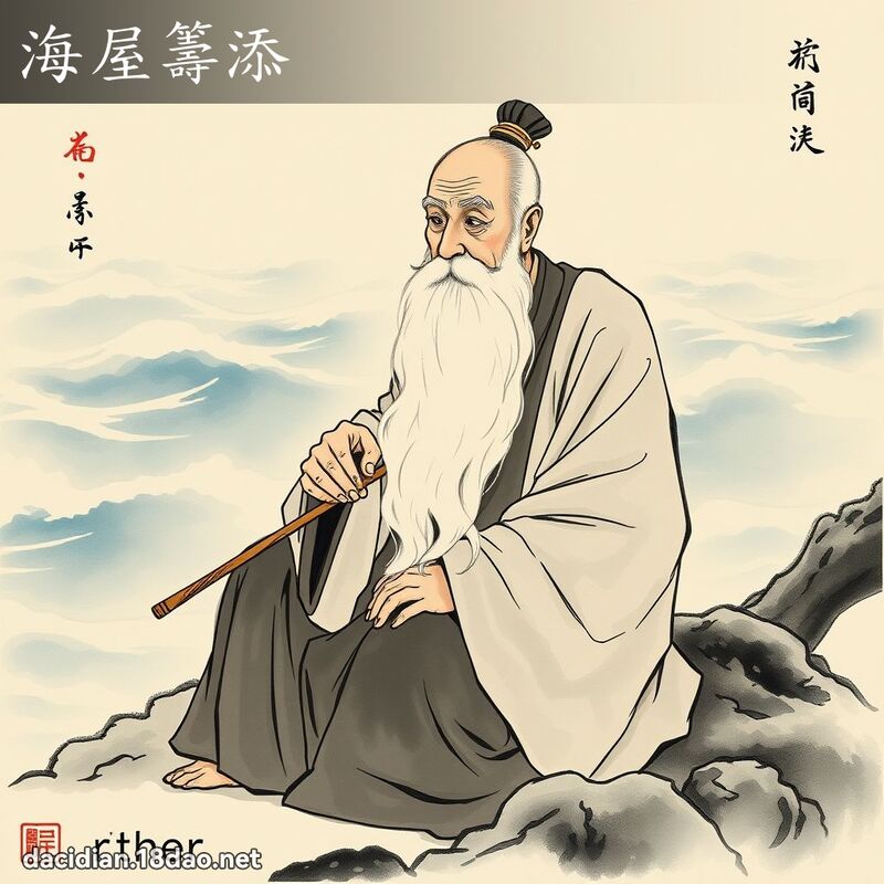 海屋筹添 配图
