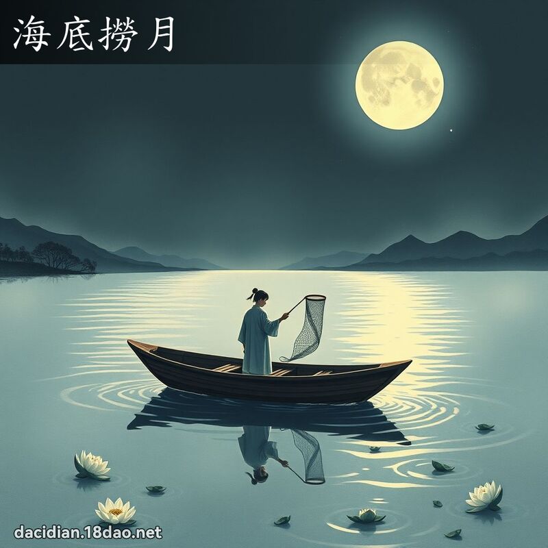 海底捞月 配图