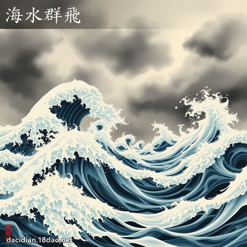 海水群飞 配图