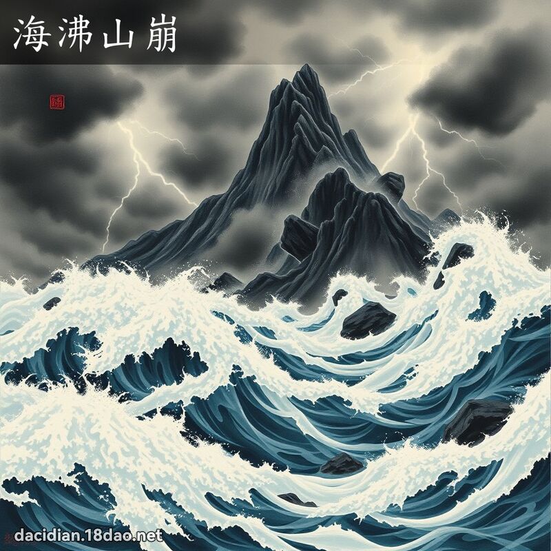 海沸山崩 配图