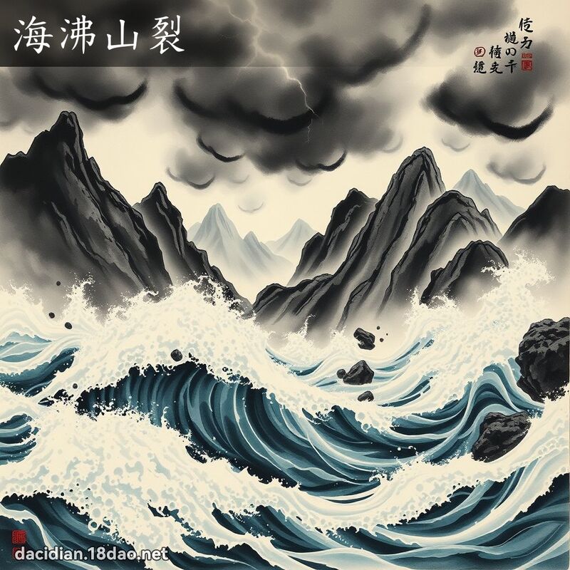 海沸山裂 配图