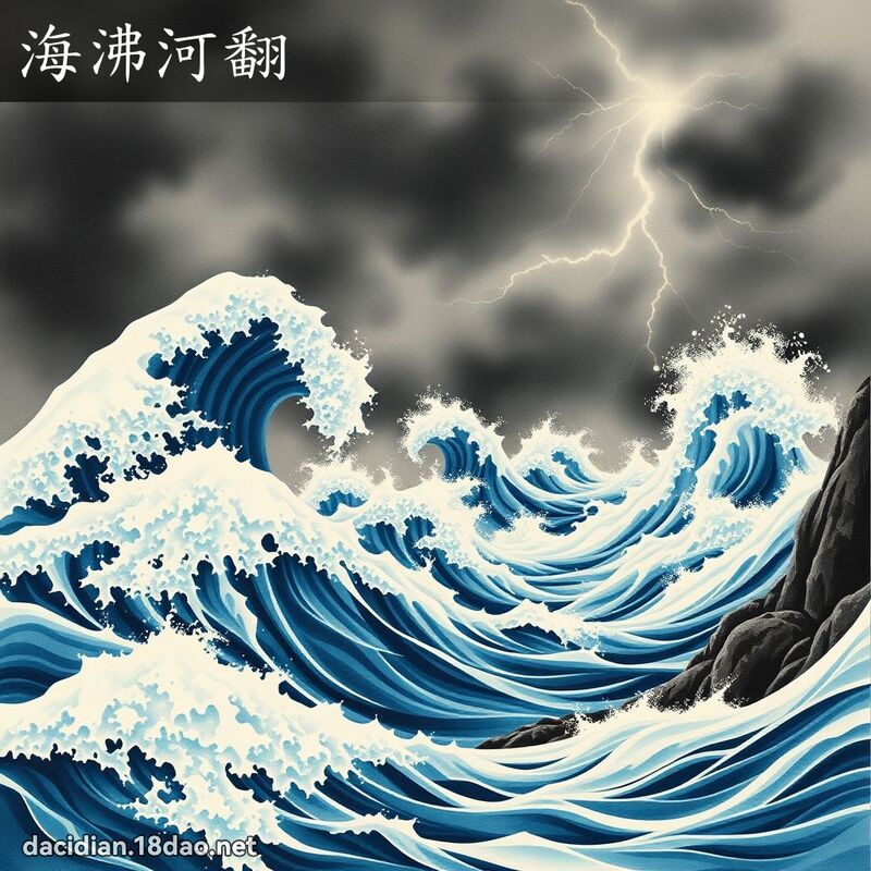 海沸河翻 配图