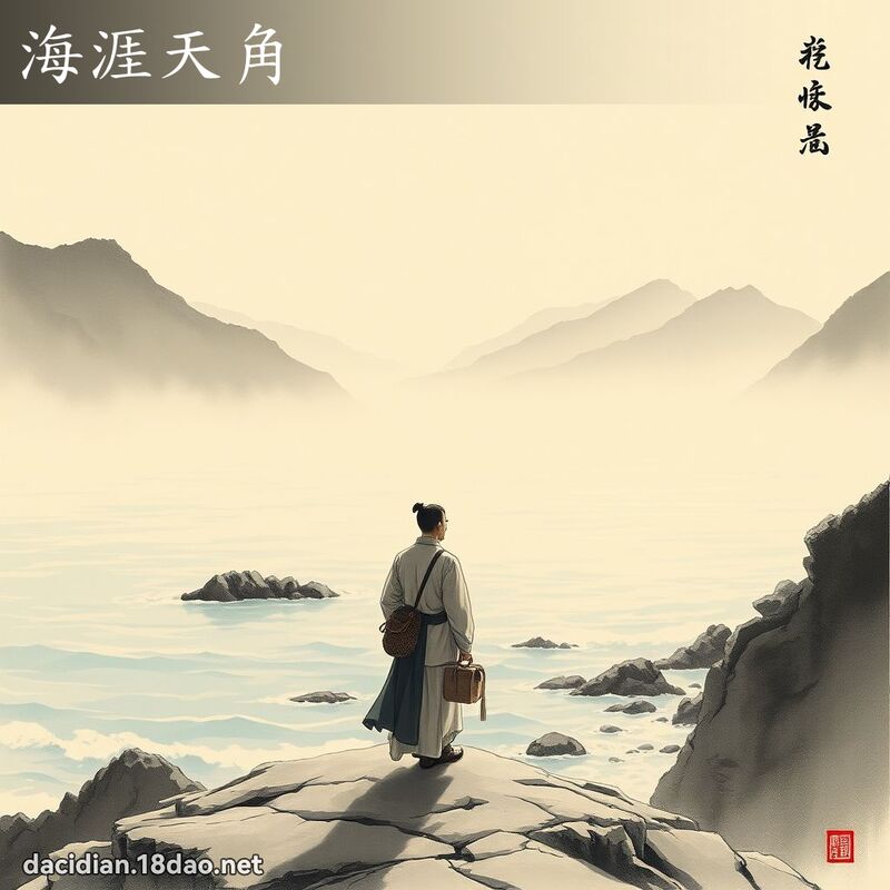 海涯天角 配图