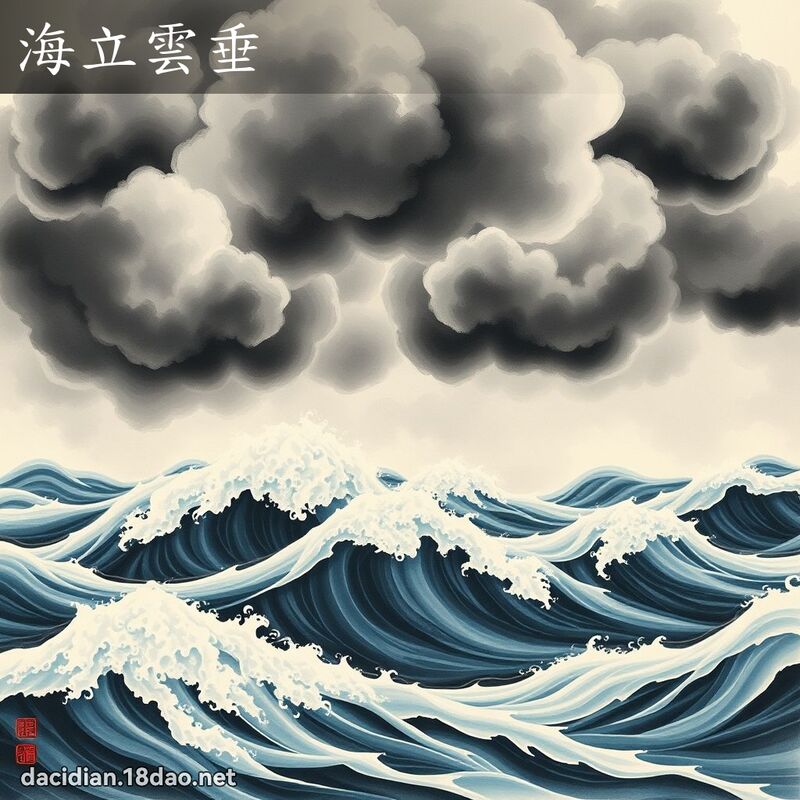 海立云垂 配图