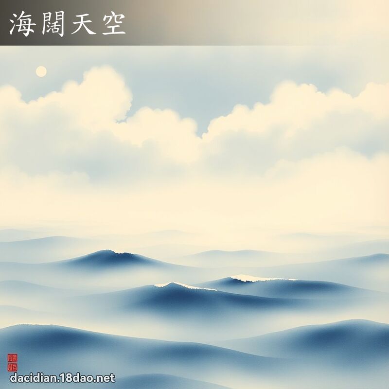 海阔天空 配图