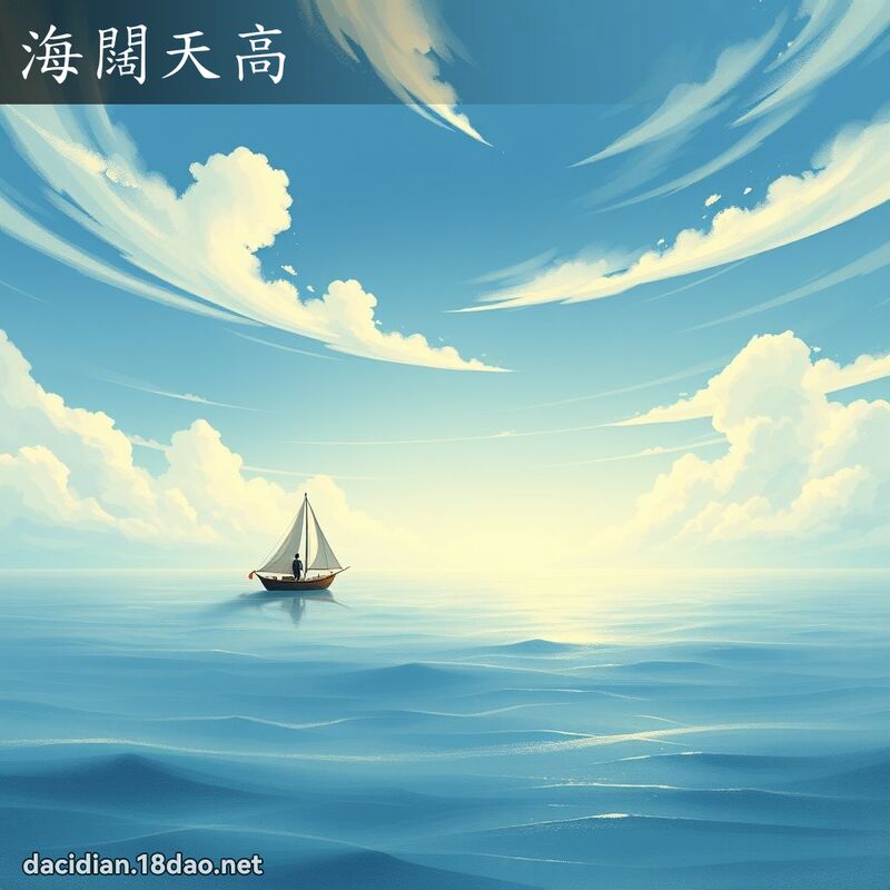 海阔天高 配图