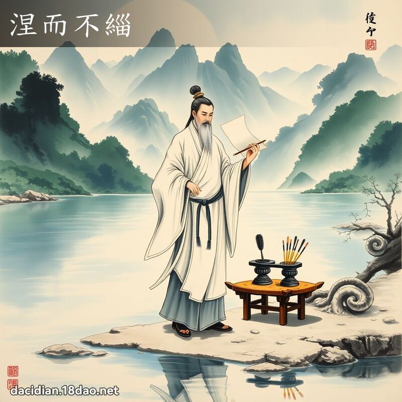 涅而不緇 配图