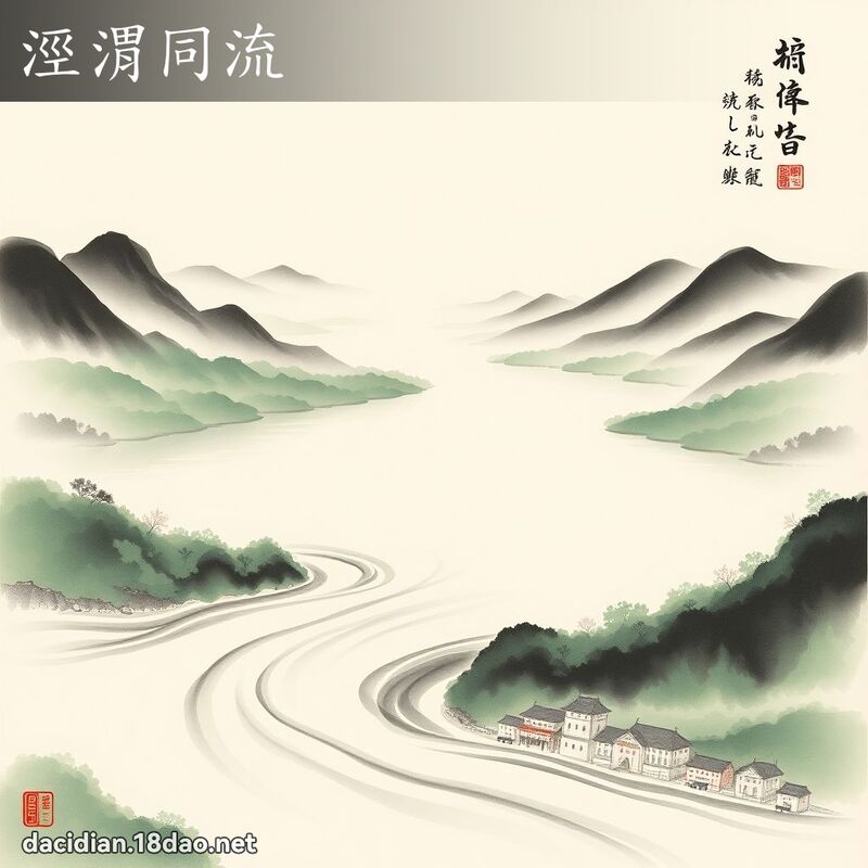 涇渭同流 配图