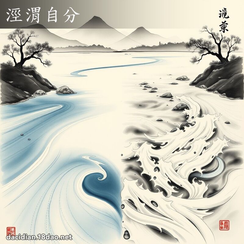涇渭自分 配图
