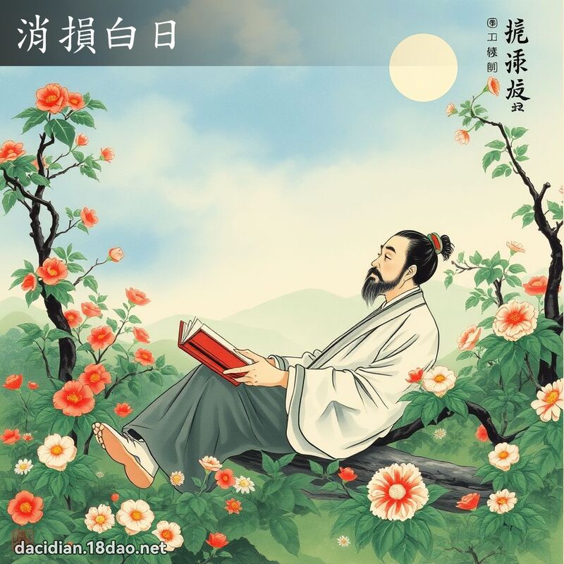 消损白日 配图