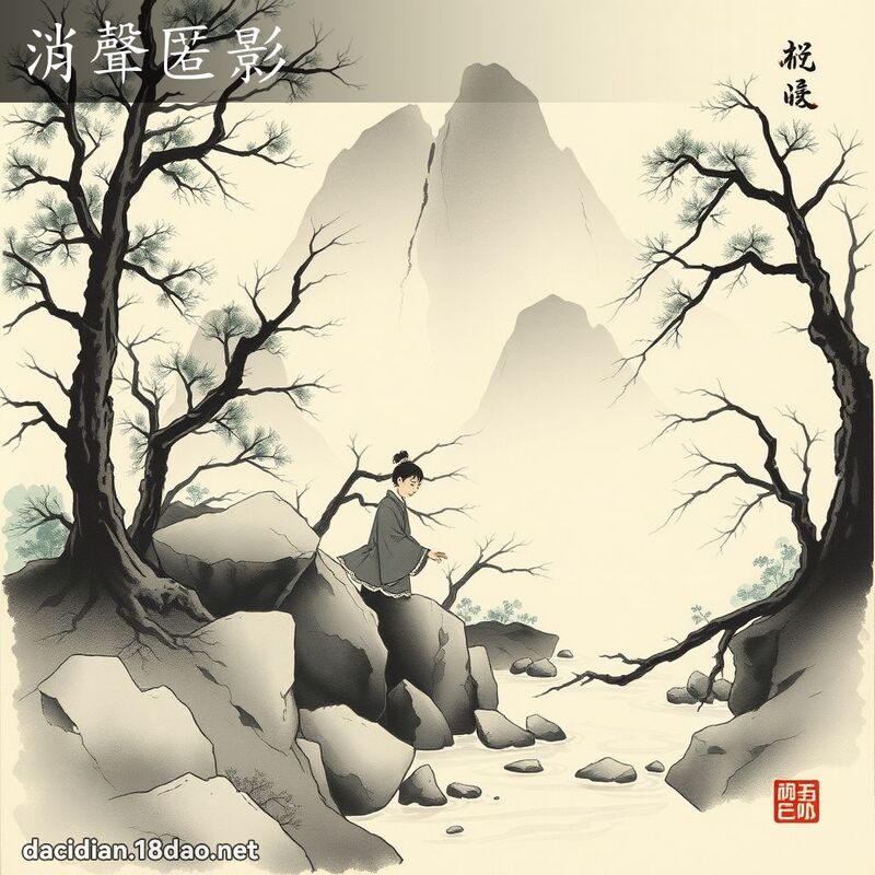 消声匿影 配图