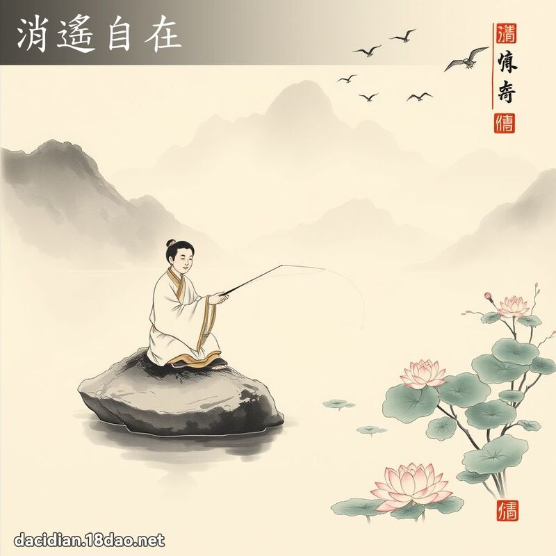 消遥自在 配图