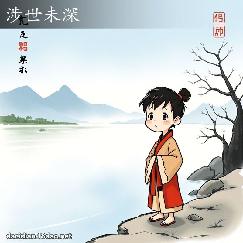 涉世未深 配图