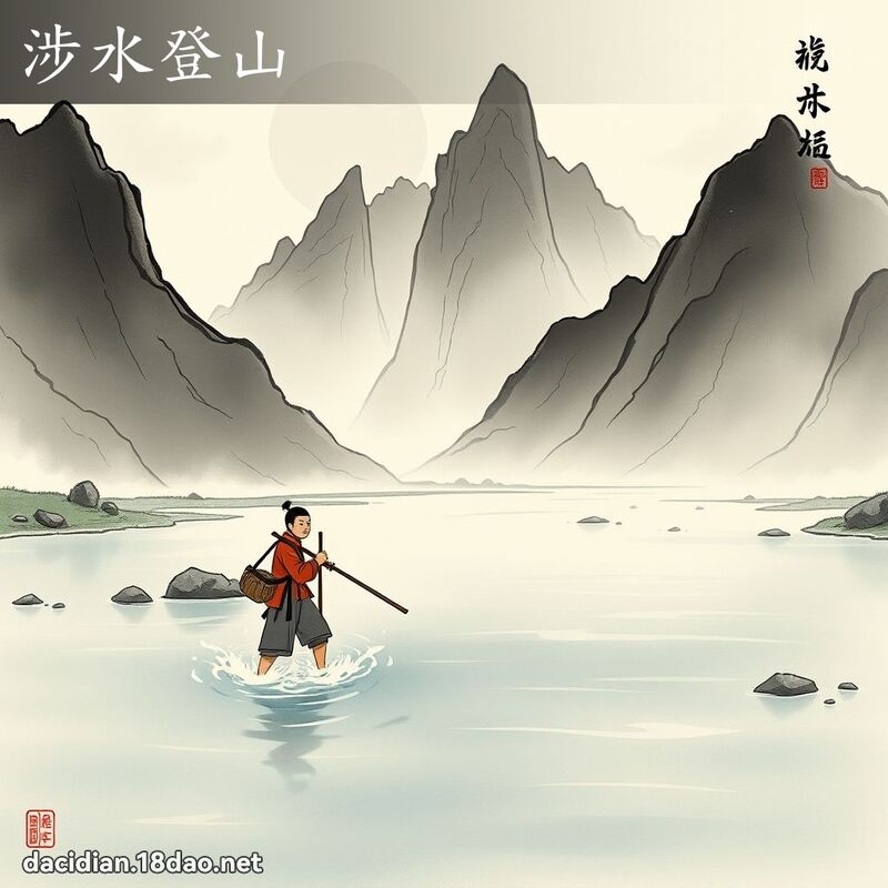 涉水登山 配图