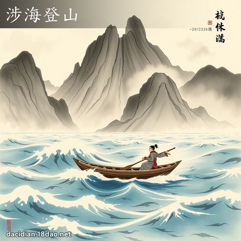 涉海登山 配图
