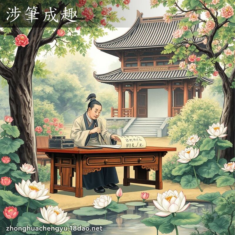 涉笔成趣 - 中华成语配图
