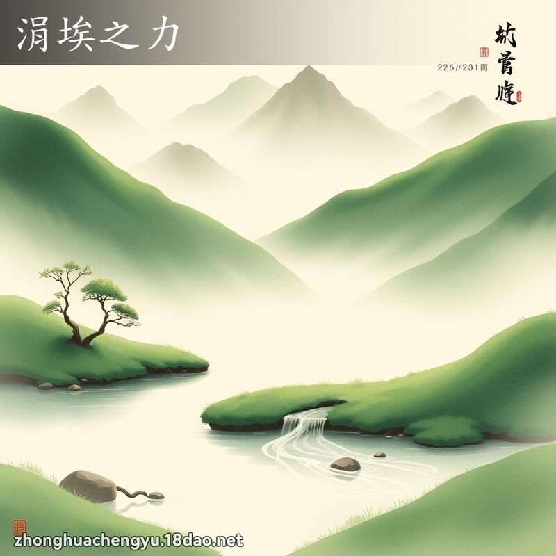 涓埃之力 - 中華成語配圖