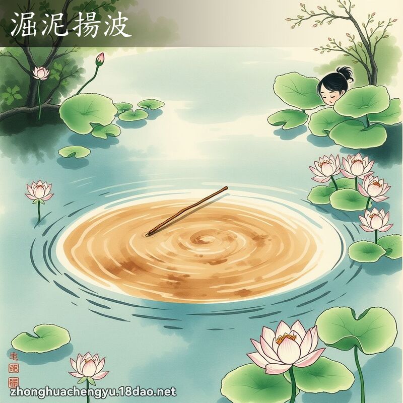 淈泥揚波 - 中華成語配圖