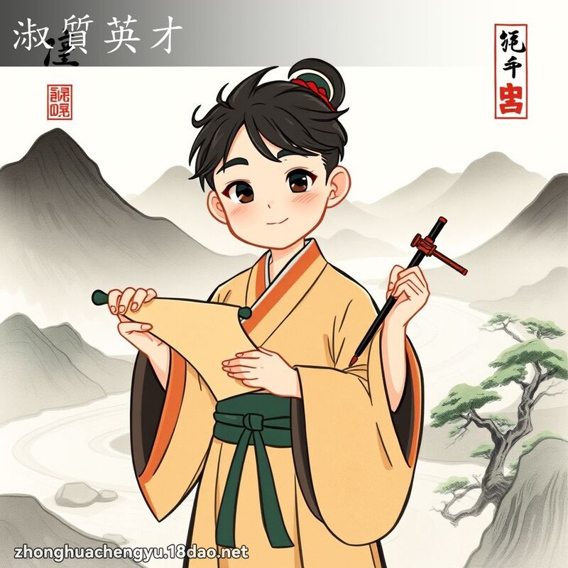 淑質英才 - 中華成語配圖