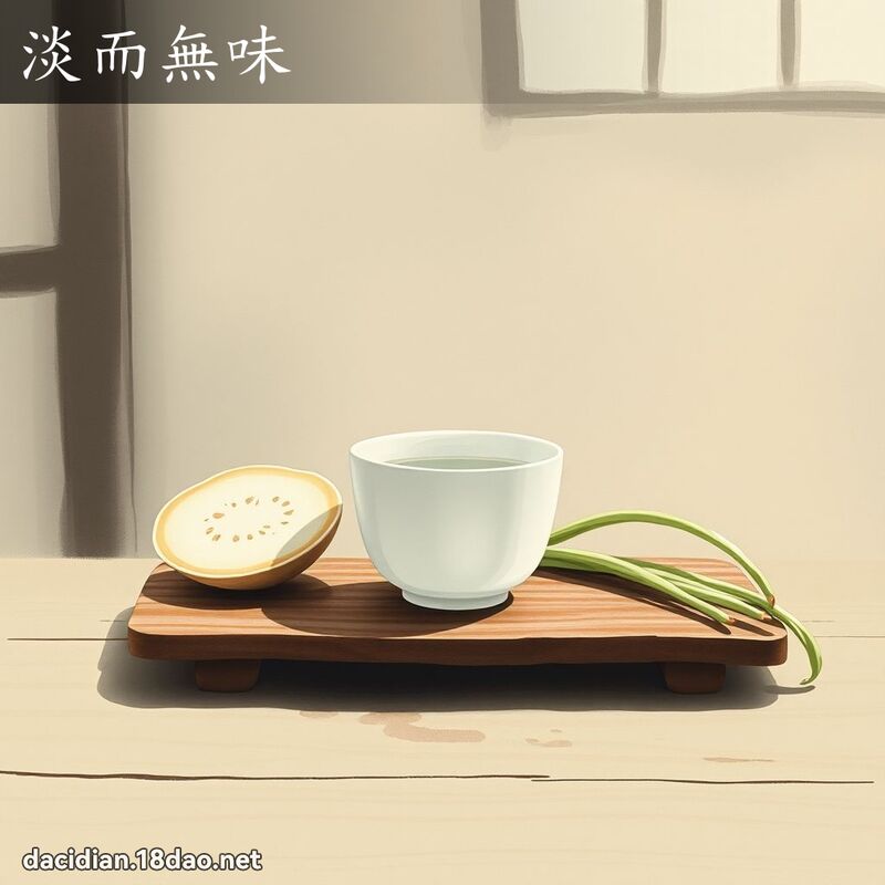 淡而无味 配图