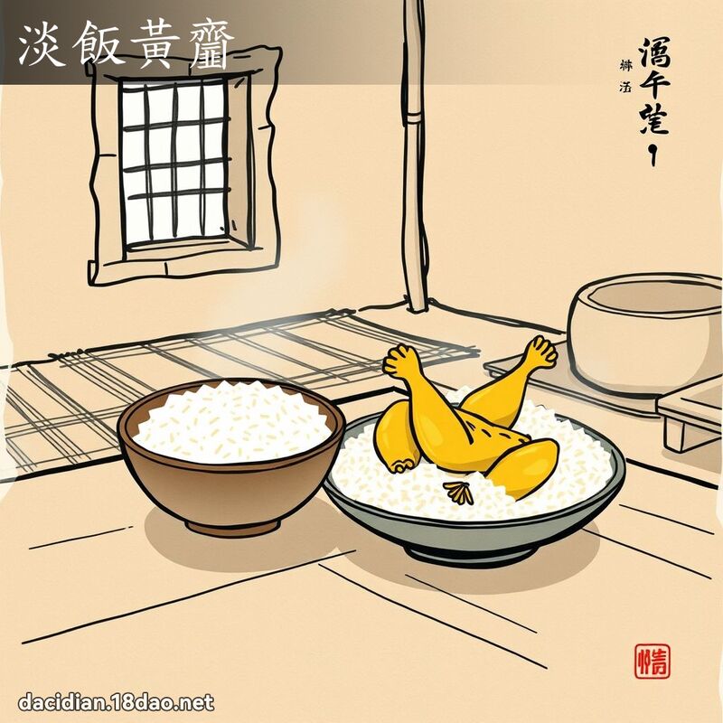 淡饭黄齏 配图